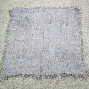 AVOCA Ireland Hand Weavers Pure Wool Throw Lap Blanket‎ 34" X 34"” + Fringe